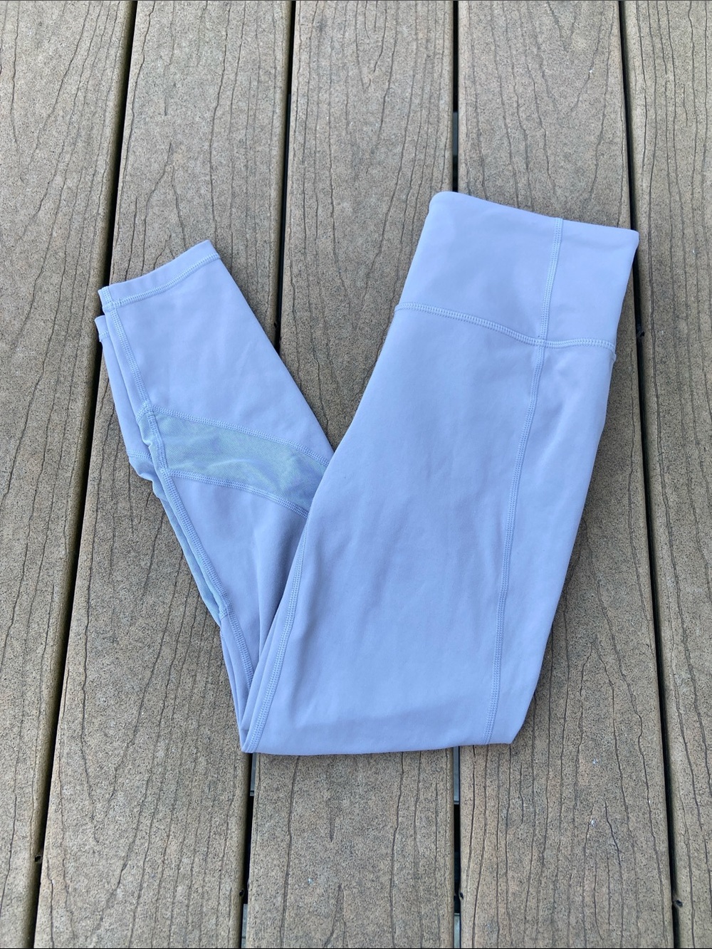 Athleta Gray Women’s Leggings with Mesh Detail Size Small